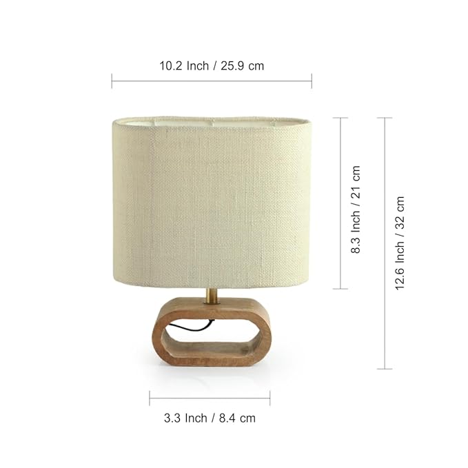 Stacked Geometry Decorative Wooden Table Lamps for Home Decoration Table Lamp