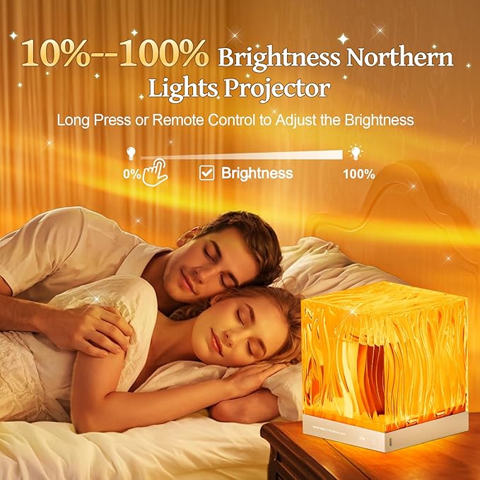 Northern Lights Projector,18 Colors Galaxy Projector for Bedroom