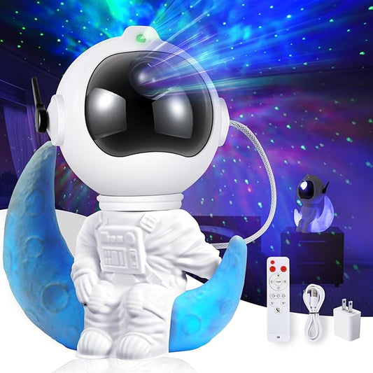 Astronaut Galaxy Projector with Timer & Remote