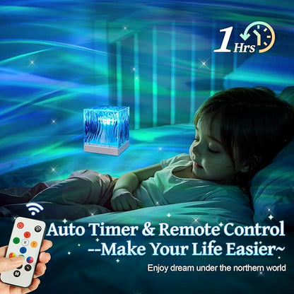 Northern Lights Projector,18 Colors Galaxy Projector for Bedroom