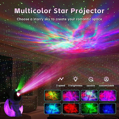 Astronaut Galaxy Projector with Timer & Remote