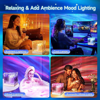 Northern Lights Projector,18 Colors Galaxy Projector for Bedroom