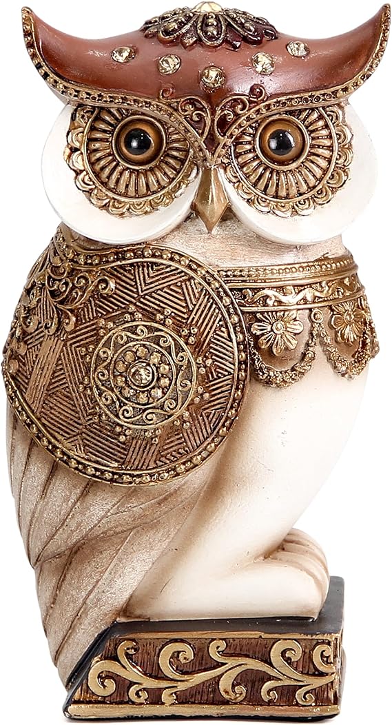Owl Statue for Home Decorations