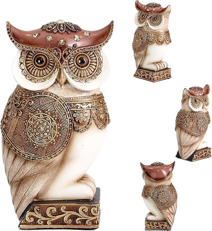 Owl Statue for Home Decorations
